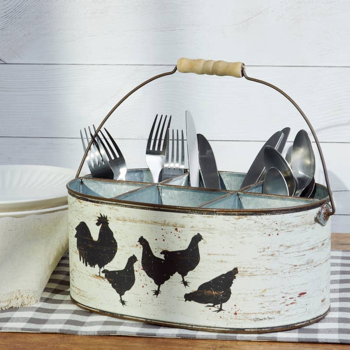 Primitives by Kathy - Wholesale Storage Bin - Farmhouse Caddy3