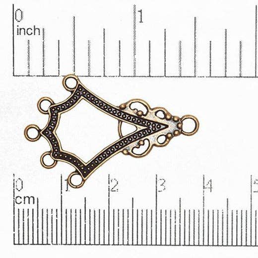 Continental Beads - Wholesale Dangle earrings - 30mm x 22mm Chandelier Ear Wire Earring - EW5134