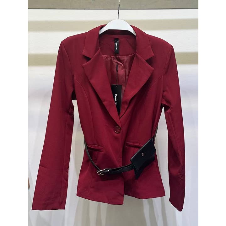 SOLID SHOULDER PAD SINGLE BUTTON BLAZER (7229) and other Purchase wholesale shoulder pads. Free returns & net 60 terms on Faire trending on Faire.