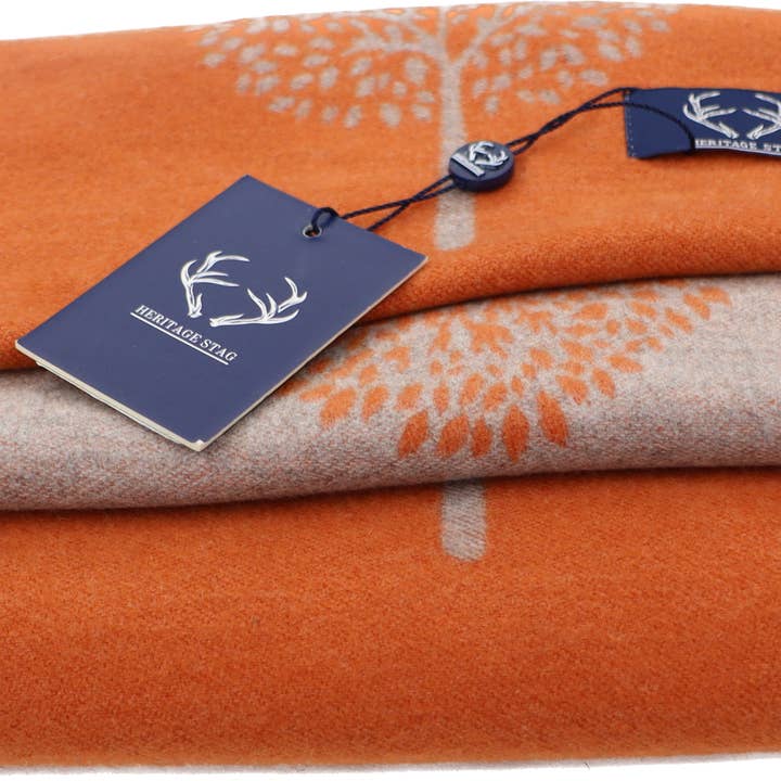 Alba Wholesale - Wholesale Scarf - Women's - Supersoft Tree Of Life Scarves (Short Fringe)1