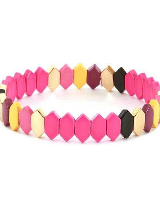 (C701) METALEN STRETCHARMBAND voor wholesale door Jewelry Max