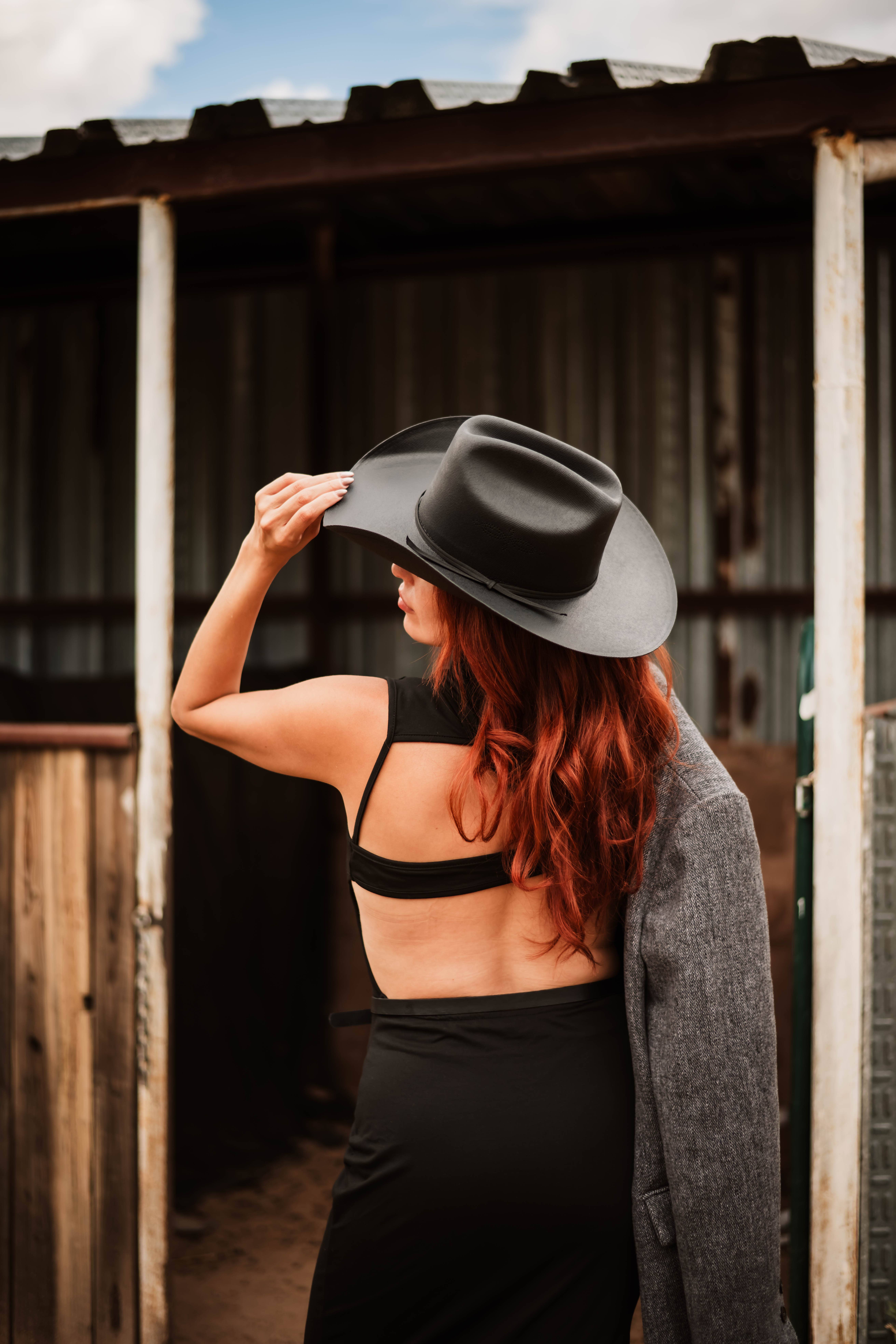 American Hat Makers - Wholesale Cowboyhoed - Uniseks - Western cowboyhoed van canvas en katoen - stijl 'Pioneer'36