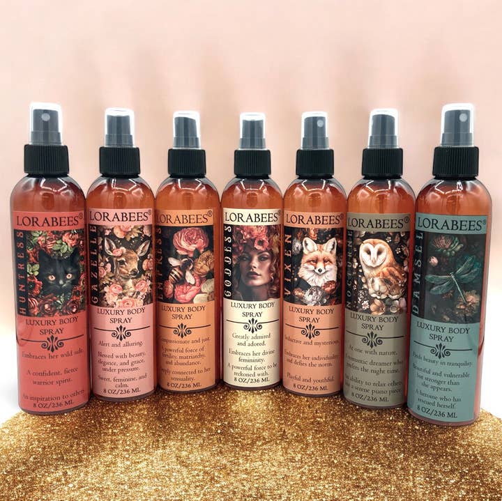 Aura Collection 8 oz Body Spray Mists Women Empowerment Line for wholesale by Lorabees