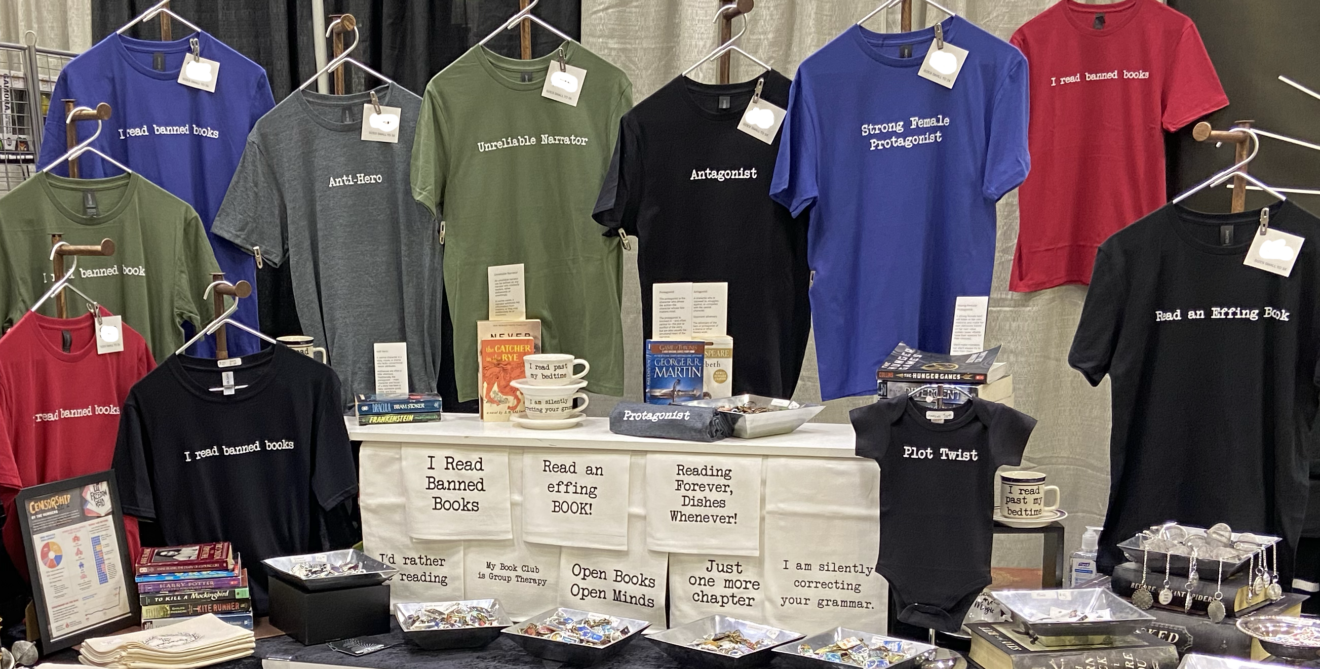 Bookish Endeavors - Wholesale Screen Printed T-Shirt - Unisex - I Read Banned Books5