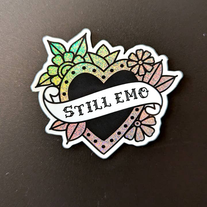 All That Raaz - Wholesale Sticker - Still Emo Glitter Sticker