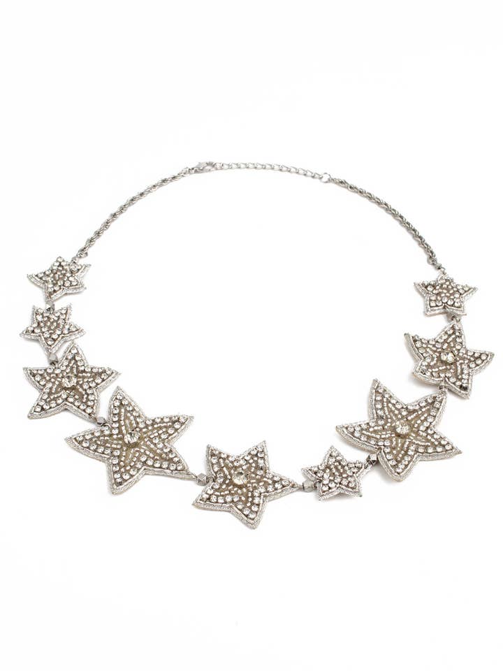 SILVER STAR NECKLACE for wholesale by My Doris