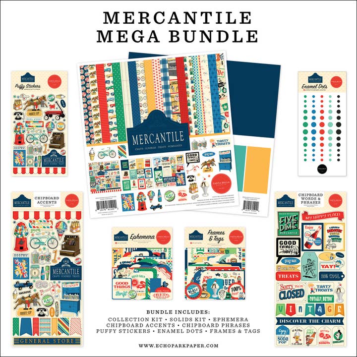 Mercantile Mega Bundle for wholesale by Echo Park Paper Co.