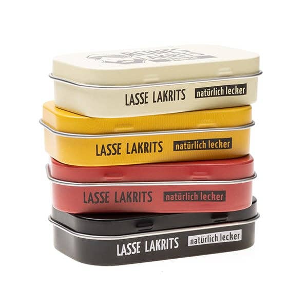 LASSE LAKRITS - natürlich lecker - Wholesale Licorice - Can of pure licorice natural5