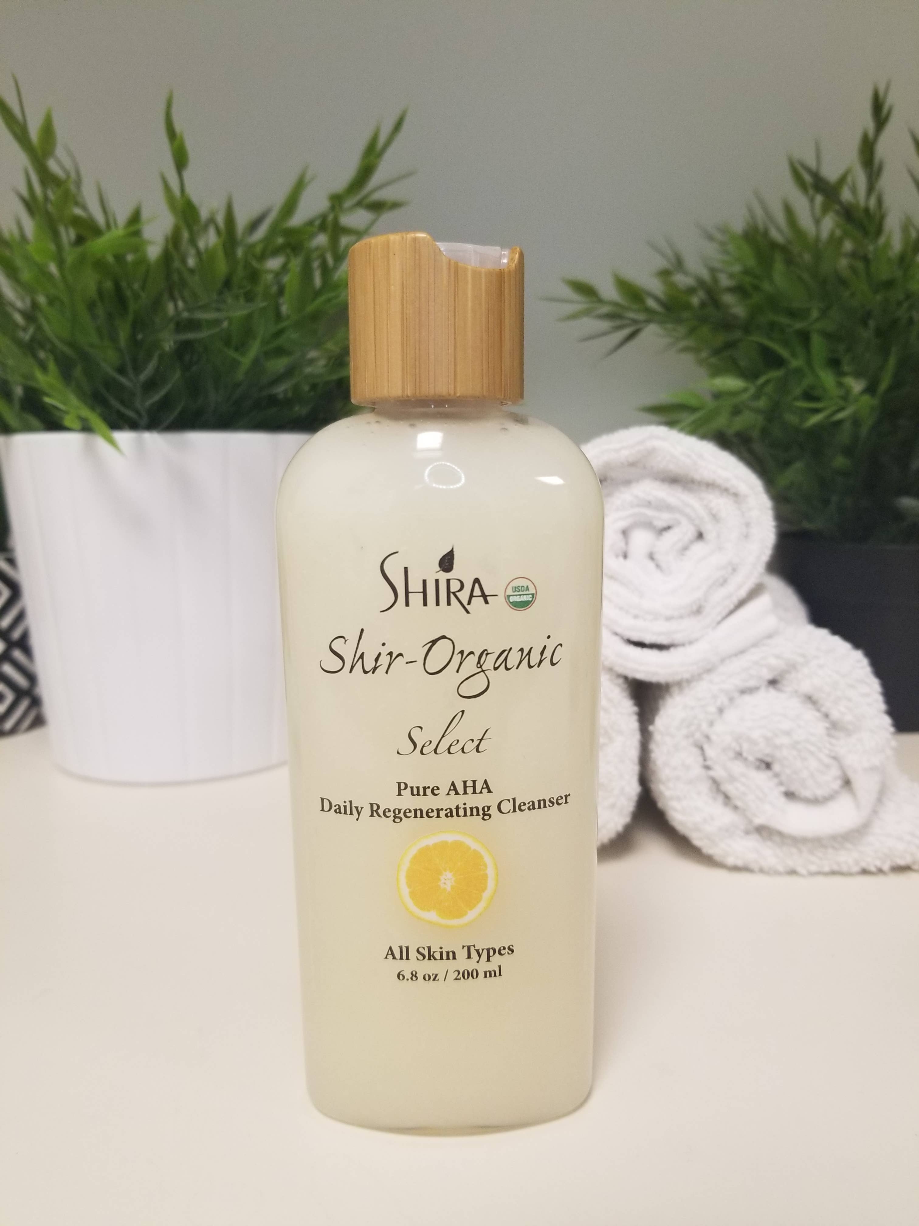 Shira Esthetics - Wholesale Facial Cleanser - Shir-Organic Select AHA Daily Regenerating Cleanser3