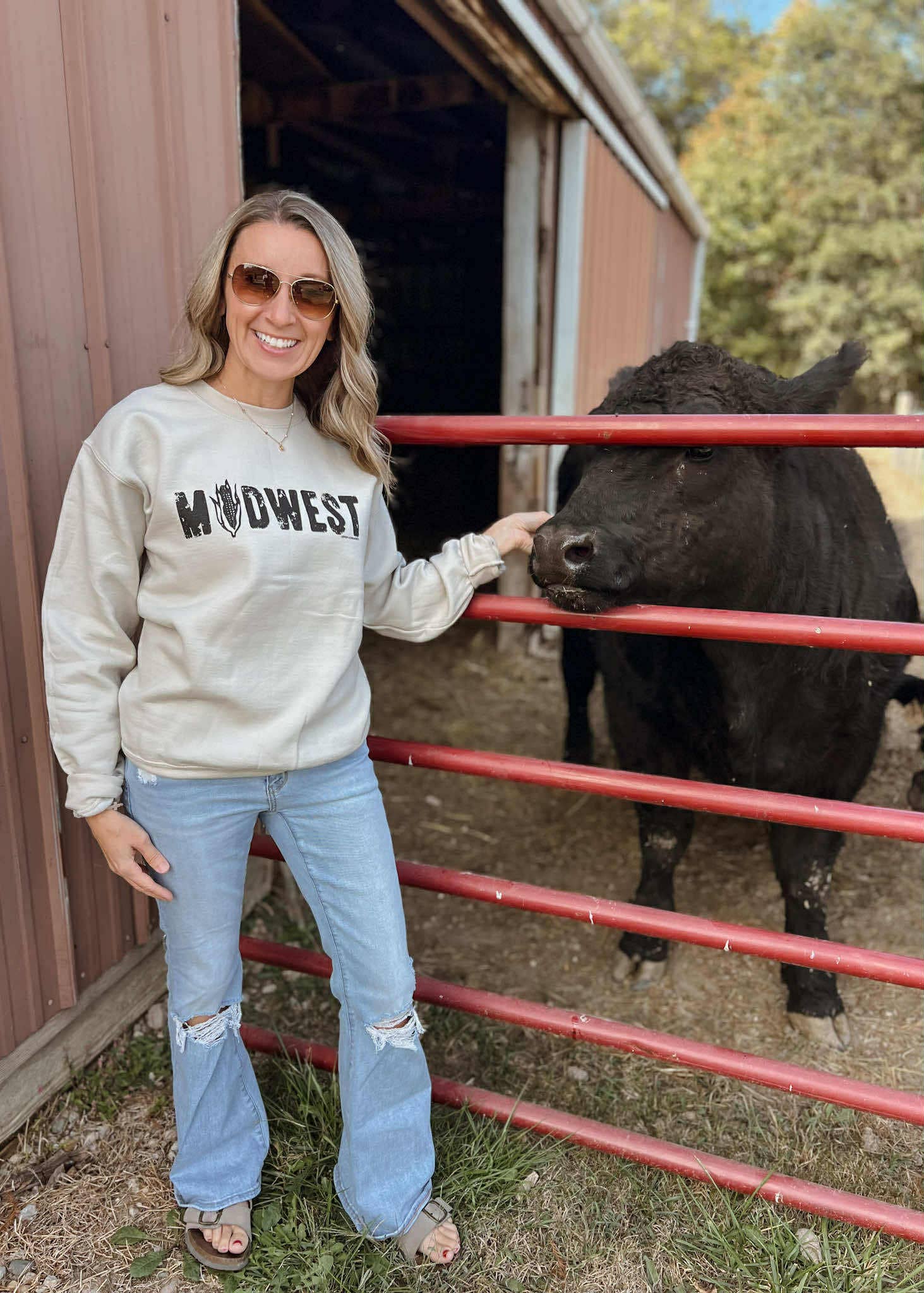 Lemon Lorraine's LLC - Vendita all'ingrosso Felpa stampata - Donna - MIDWEST - Felpa Girocollo3