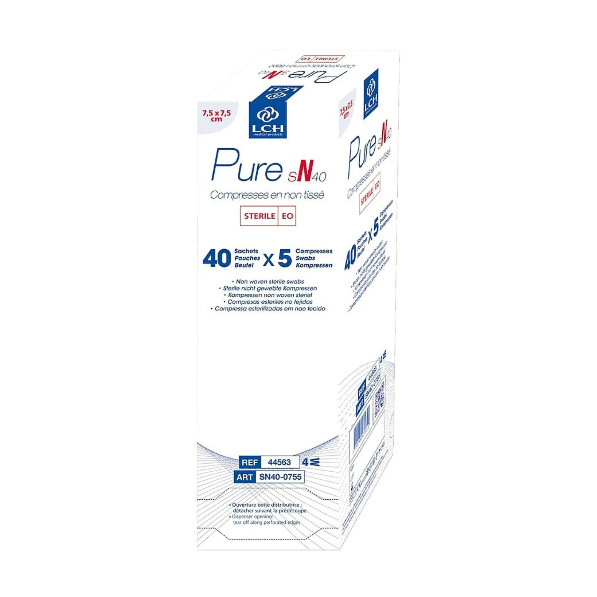 My Podologie - Wholesale Cotton Pad - Sterile non-woven compress - Pack of 5 compresses - 40g/m2 - LCH2