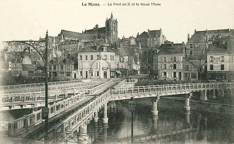Found Image Press - Wholesale Magnet - Magnet FF-221 The X Bridge, La Mans0