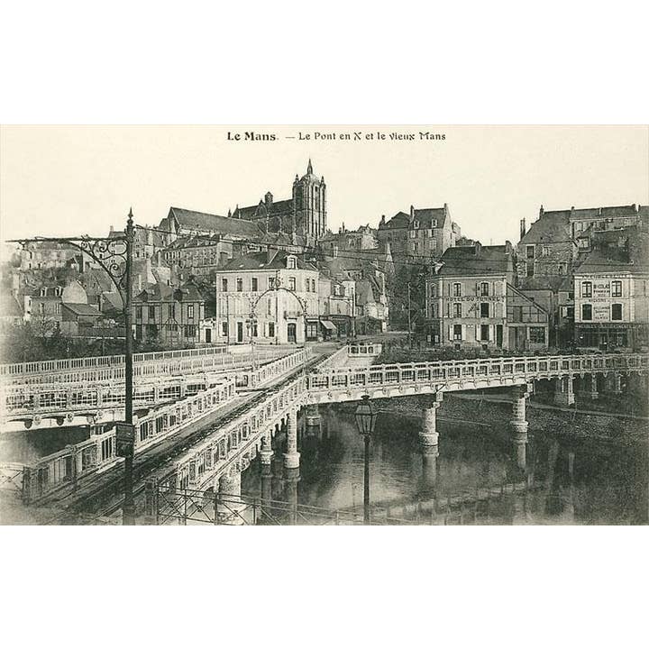 Found Image Press - Wholesale Magnet - Magnet FF-221 The X Bridge, La Mans