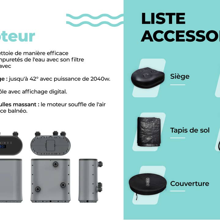 X-PaddleBoards - Wholesale Inflatables - COCO SPA Inflatable Spa | 180 cm diameter |4