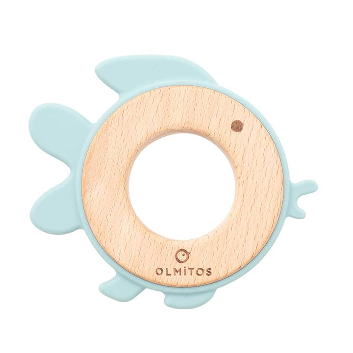 Olmitos S.A - Wholesale Teether (Not Clip-On) - Baby - SILICONE TEETHING RING AND BEECH WOOD4