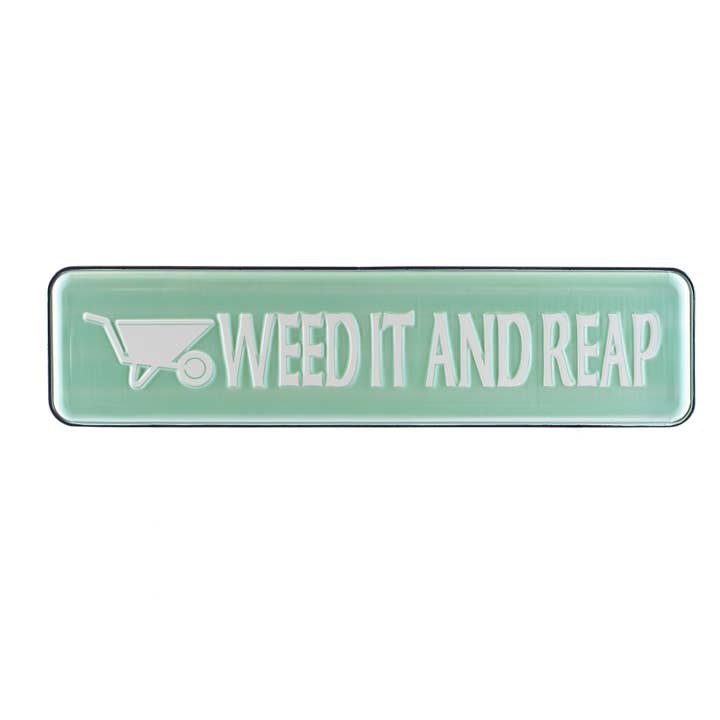 Enamel Weed Sign for wholesale by Oak Street Wholesale