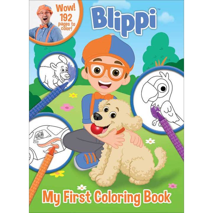 Simon & Schuster - Wholesale Coloring Book - Adult - Blippi: My First Coloring Book by Editors of Studio Fun International
