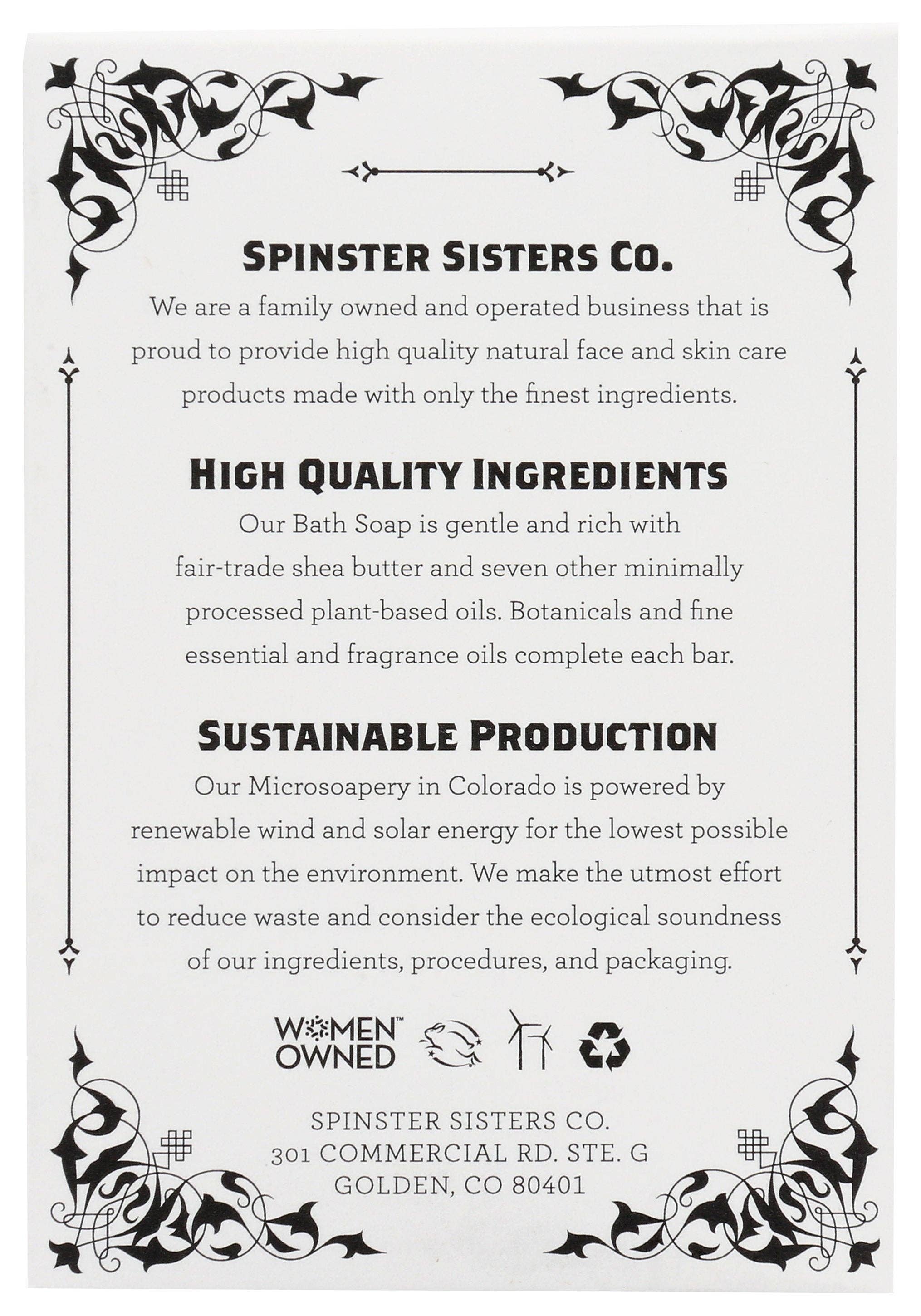 Everyday Supply Co - Wholesale Bar Soap - SPINSTER SISTERS CO SOAP BAR LAVENDER - Case of 31