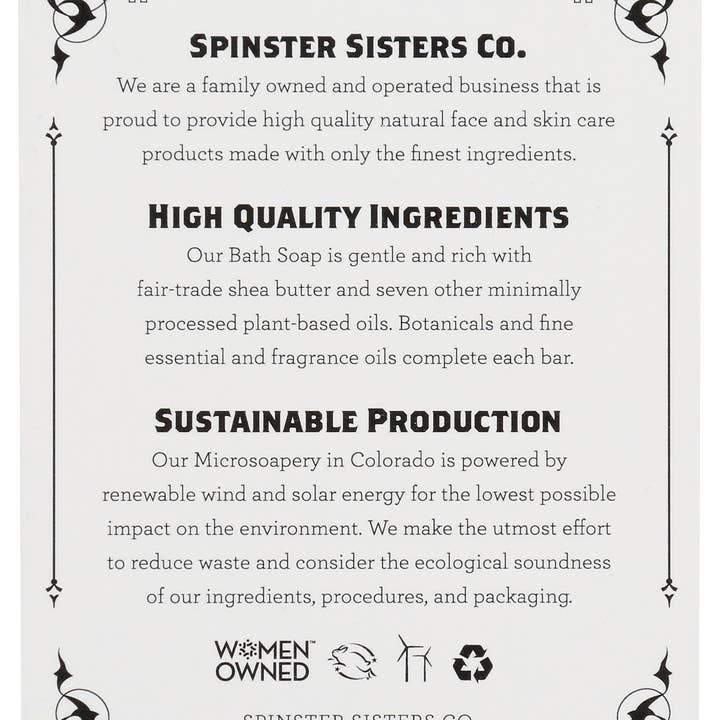 Everyday Supply Co - Wholesale Bar Soap - SPINSTER SISTERS CO SOAP BAR LAVENDER - Case of 31