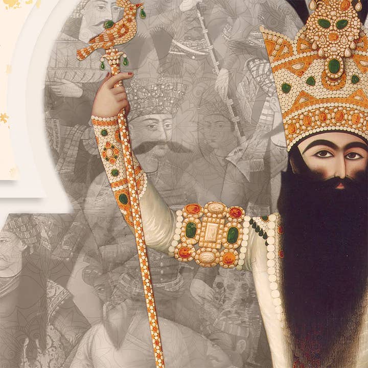 Artorang - Wholesale Art Print - Fath-ali Shah Qajar Portrait Wall Art, Persian Miniature, Persian Gift2