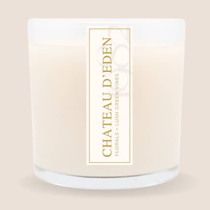 Bougie Château d'Eden (14 oz à double mèche) pour la vente par 1982 Candle Co.