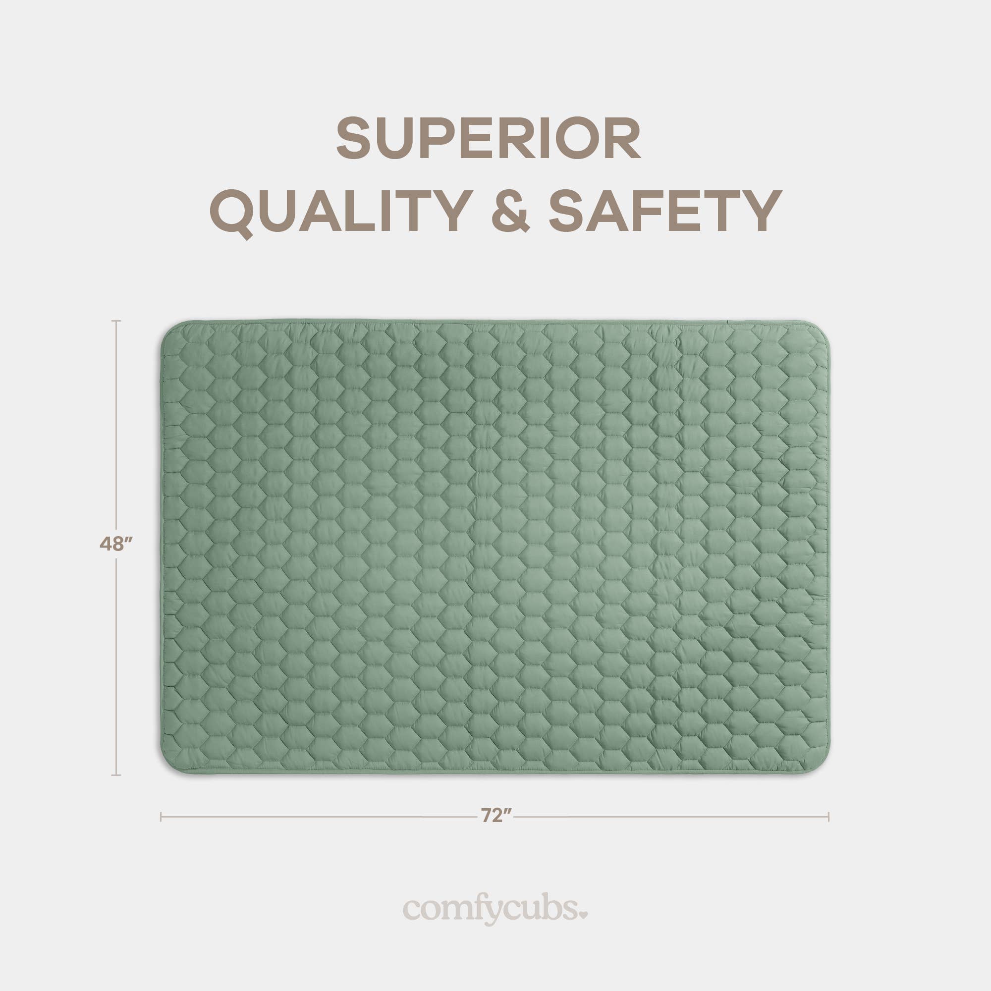 Comfy Cubs - Wholesale Play Mat - Kids & Baby - Premium Play Mat, Quilted Baby Mat for Floor by Comfy Cubs41