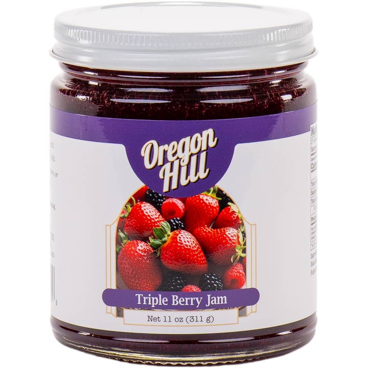 Triple Berry Jam 11 oz. for wholesale by Oregon Hill Farms