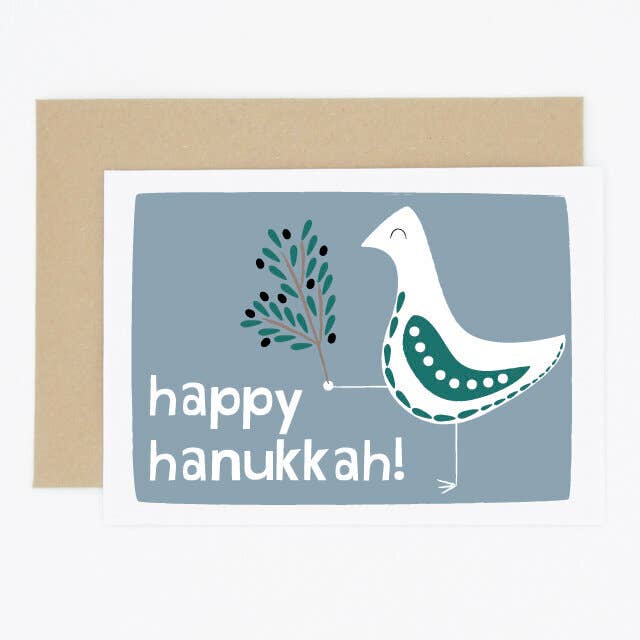 Roligt fågel Hanukkah kort för wholesale av Madame Annie et Fils