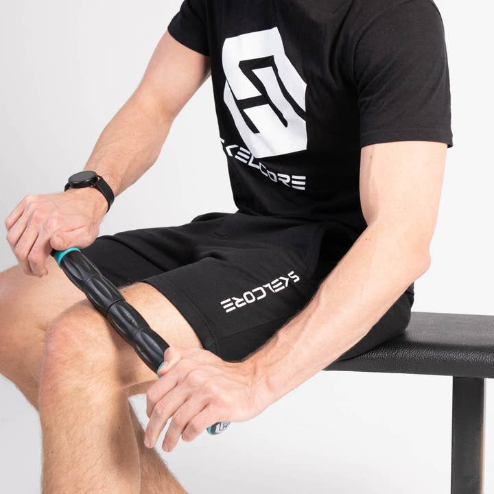 Schwarz Skelcore Massagebar mit texturierten Perlen, 45,7 cm für den Großhandel auf Faire2