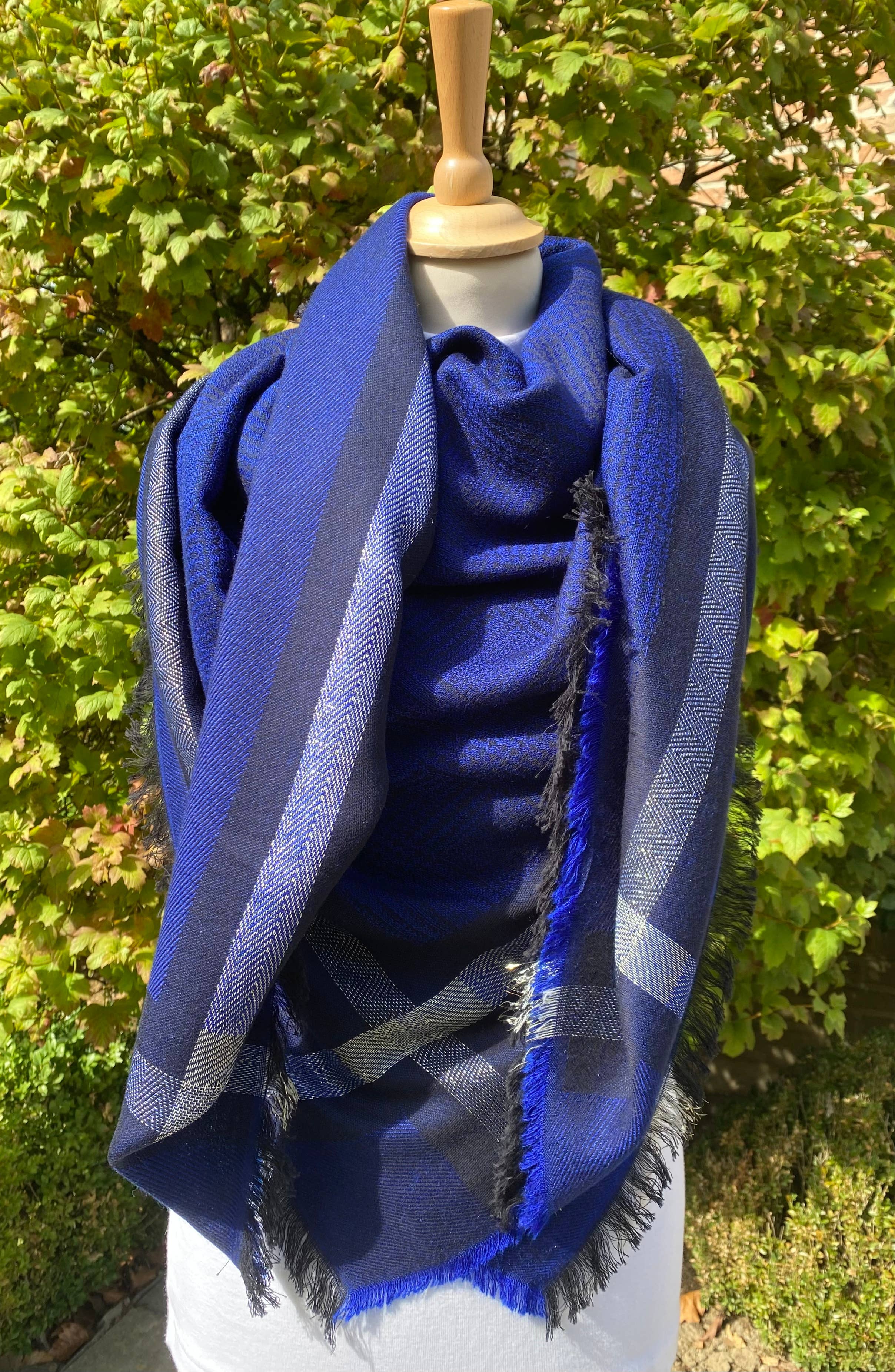 DIWALI PARIS - Vente Écharpe – femme - CARRE SINDIBAD - COTON / LAINE / ACRYLIQUE1