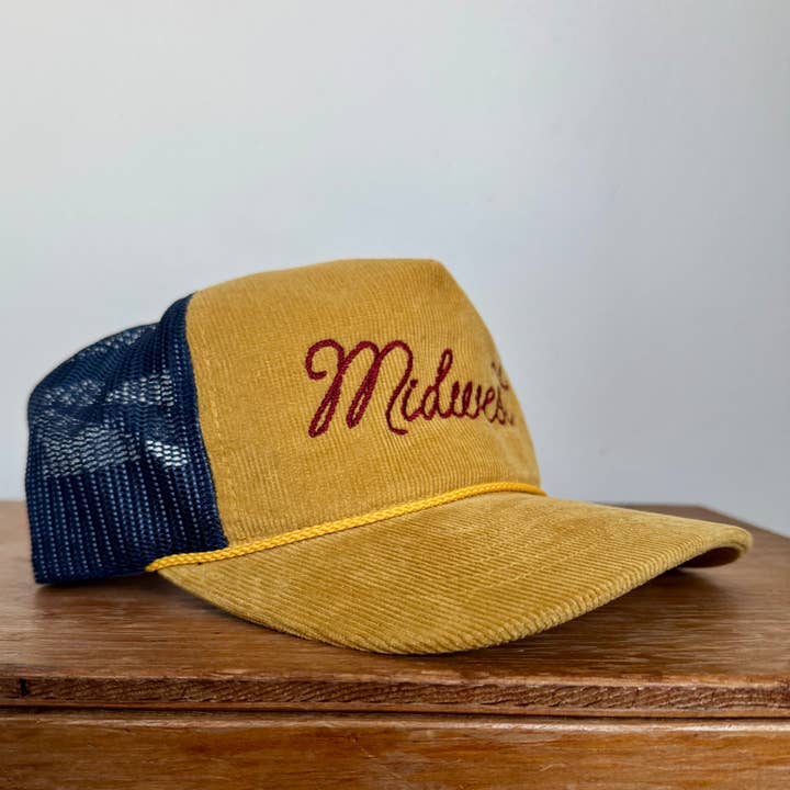 Midwest Mindset Clothing Co. – Großhandel Basecap – Unisex – Midwest Gold Hut1