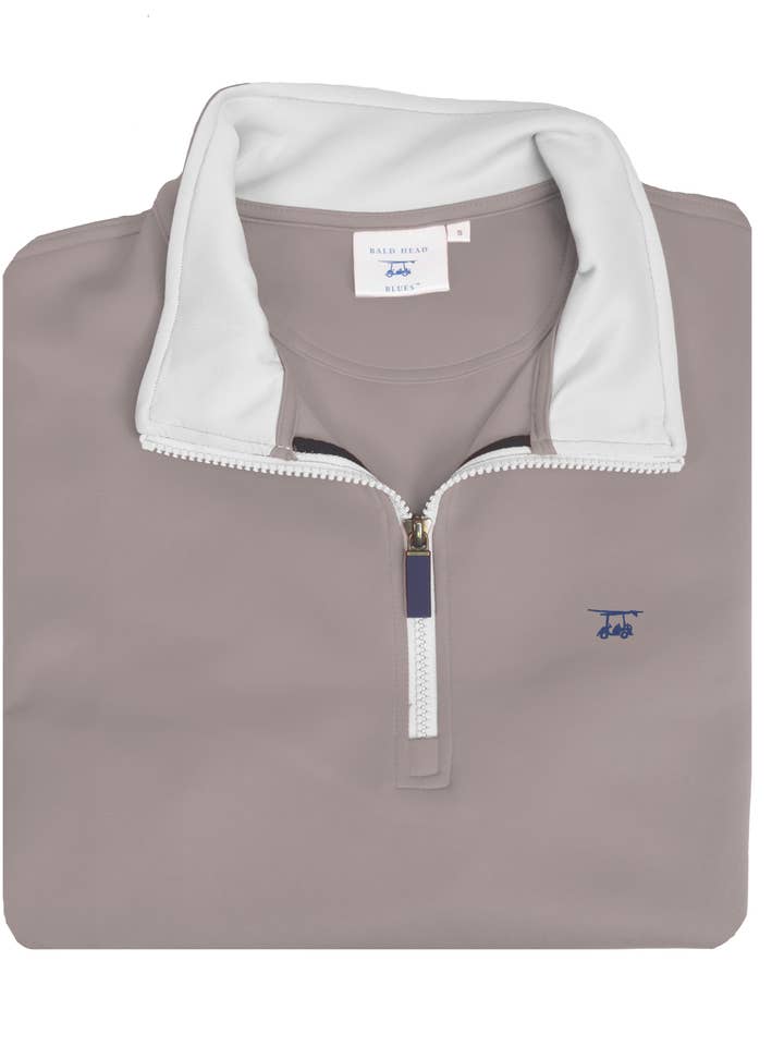 Dogwood Quarter Zip- Monument for wholesale by Bald Head Blues