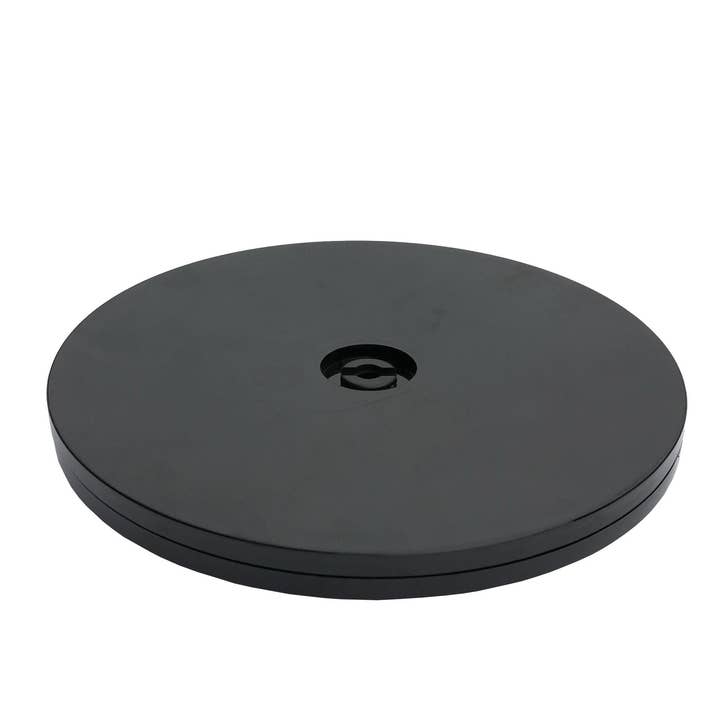 6" Black Plastic Spinner Lazy Susan Turntable Organizer for Spice Rack Table Cake Kitchen Pantry for wholesale by FIXTUREDISPLAYS