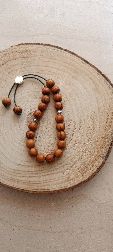 Kalliopi P. Giannoula - Poppygshop – wholesale Beaded bracelet – 21-23 Olive Tree Worry Beads3