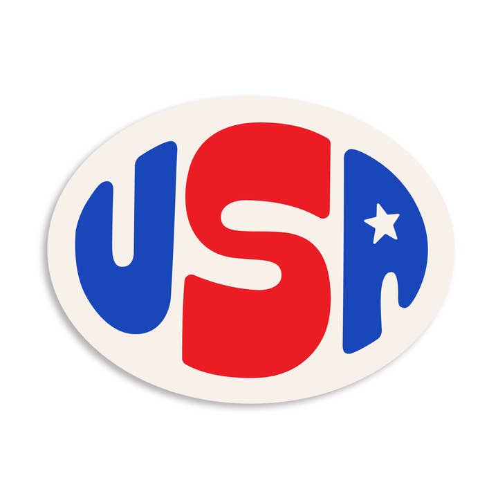 USA Sticker / Olympics / World Cup for wholesale by Yonder Goods