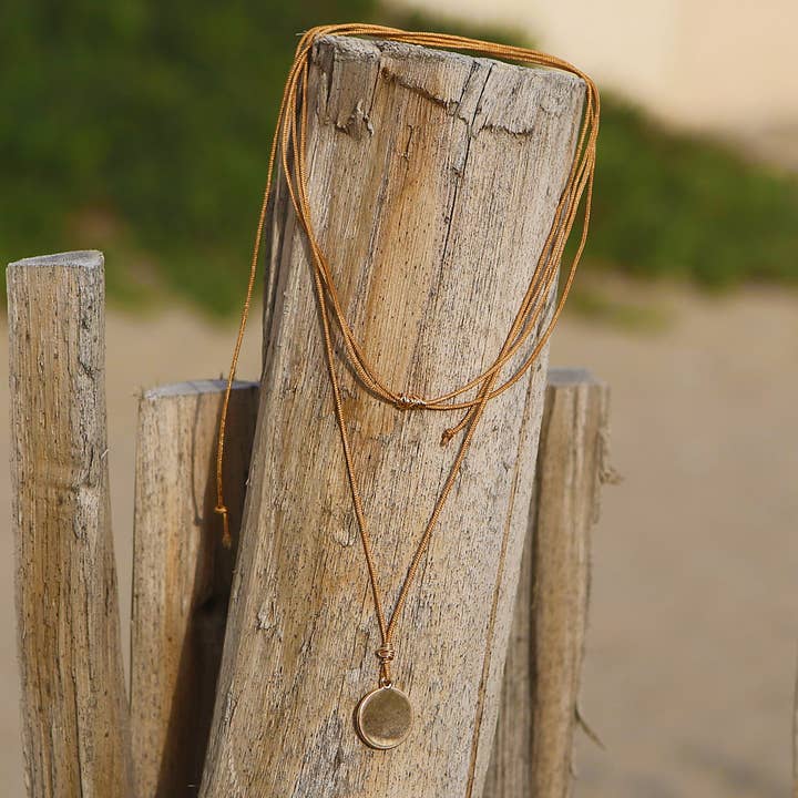 la plagette sauvage - Wholesale Pendant/Charm Necklace - “Round” medal - Small customizable model