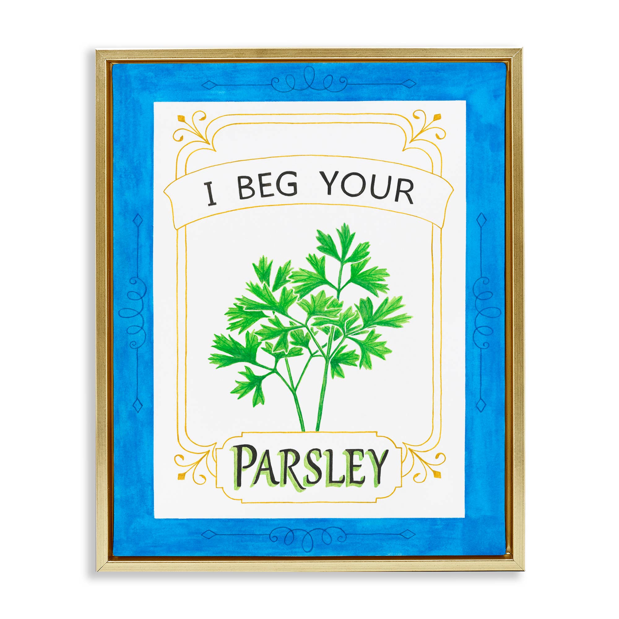 Stupell Industries - Wholesale Wall Sign - I Beg Your Parsley - Framed Wall Art24
