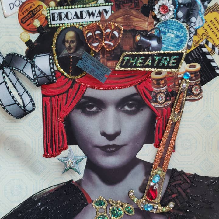Erica DiPaolo Designs - Wholesale Everyday Greeting Card - Drama Queen Card, Actress Card, Theater Card