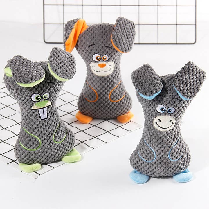 Toby Supply - Wholesale Pet Plush Toy - Dog - Corn Plush Squeaky Toy, Fun for Cats & Dogs_CWMM5498