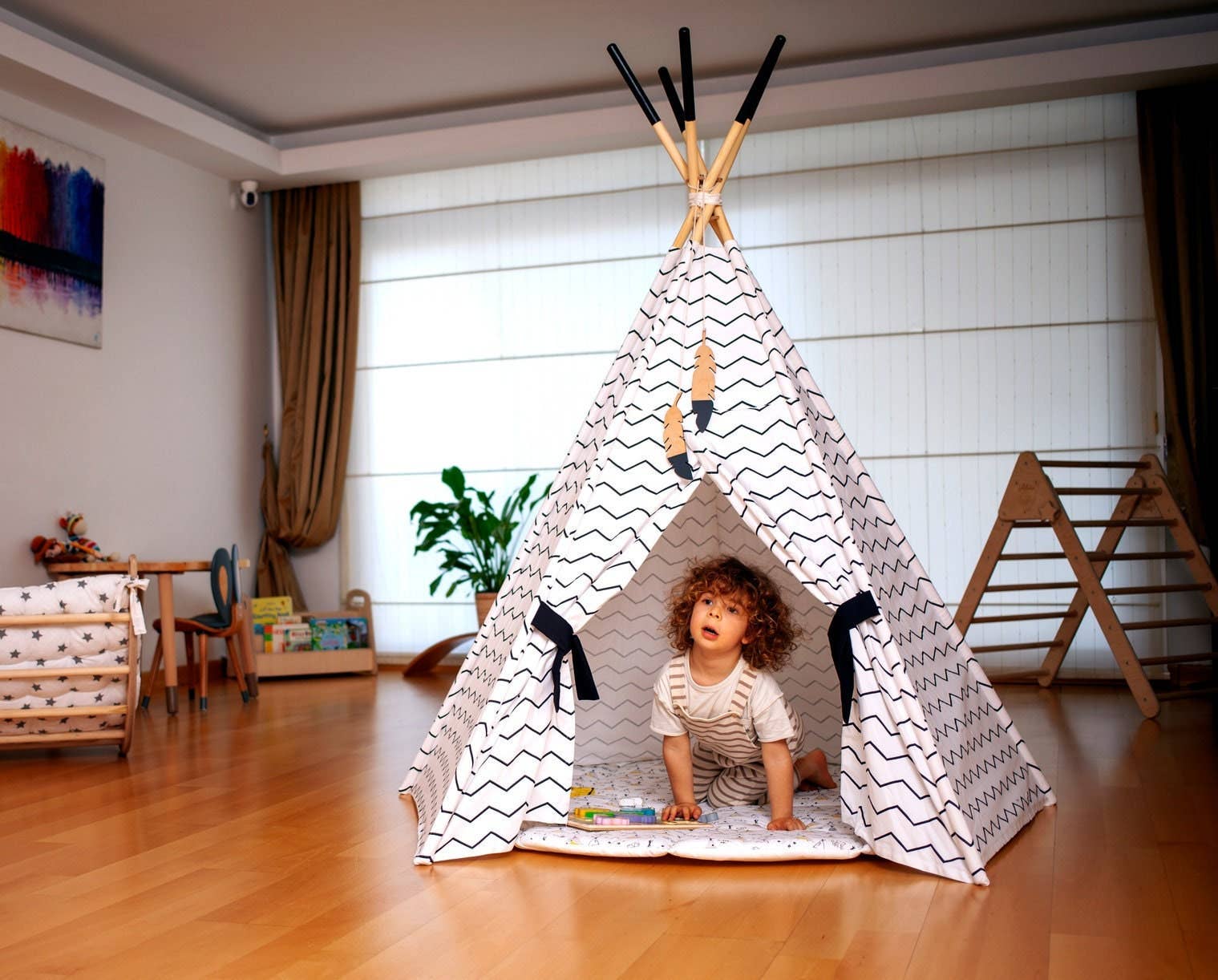kidodido - Wholesale Tent - Kids - Toddler Teepee Set, Large Teepee For Kids Room, Teepee Tent8