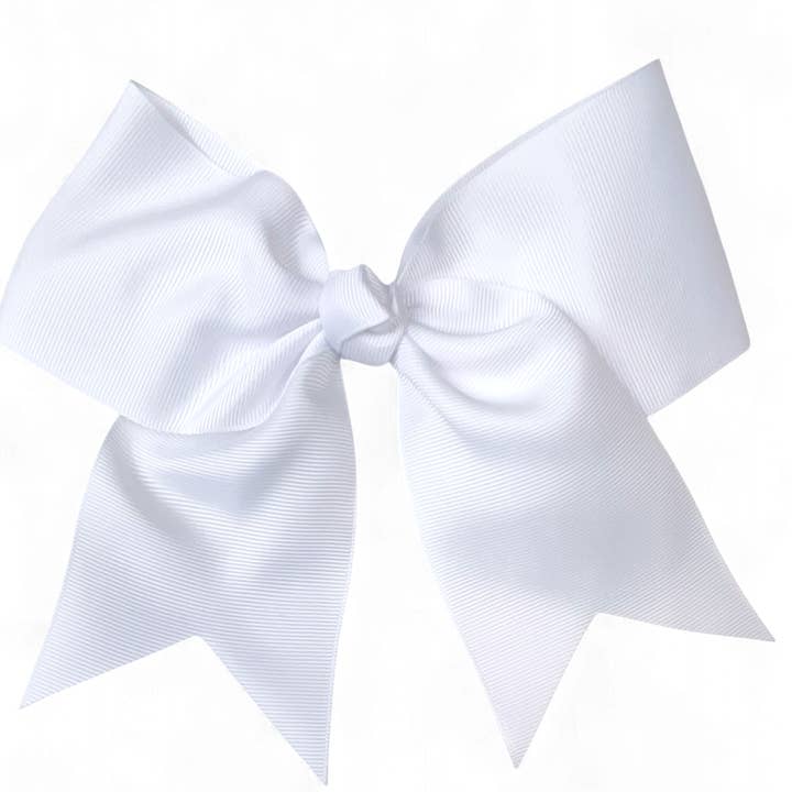 Kids Charm Online - Wholesale Hair Bow - Kids - 8" X 8" Cheer leader hair bows with alligator clip. 6pcs/$10.507