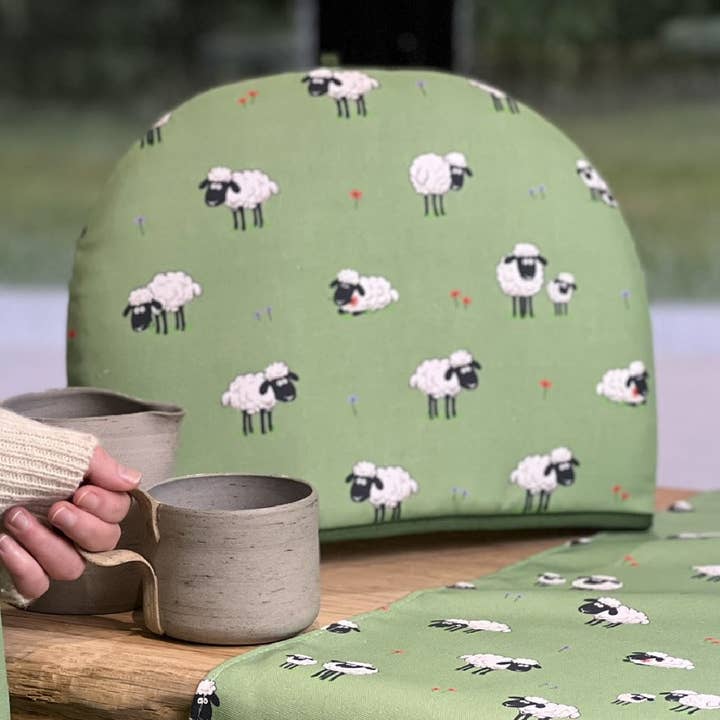 Samuel Lamont and Sons - Vente Gants de cuisine/maniques - Gant à four double Fluffy Flock Green0