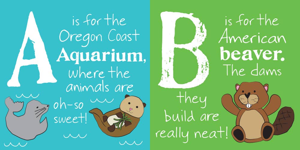 Sourcebooks - Wholesale Baby & Toddler Book (0-2) - ABCs of Oregon1