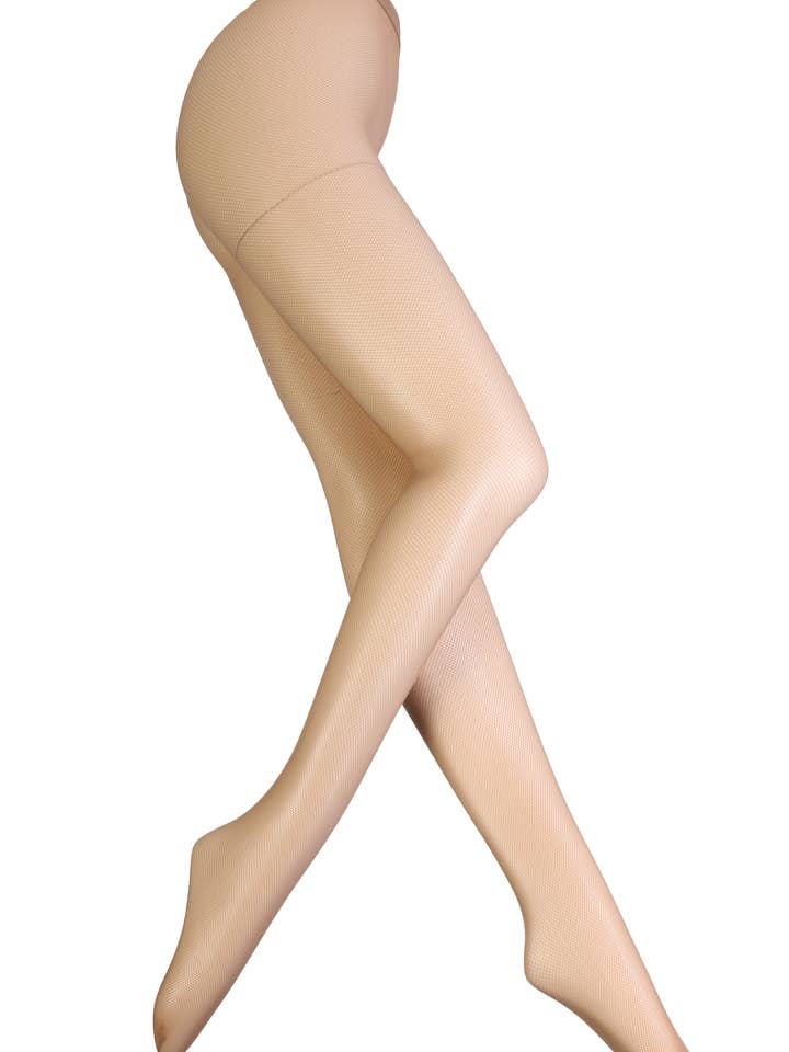 MICRORETINA 20DEN beige fishnet tights for wholesale by Sokisahtel I BestSockDrawer