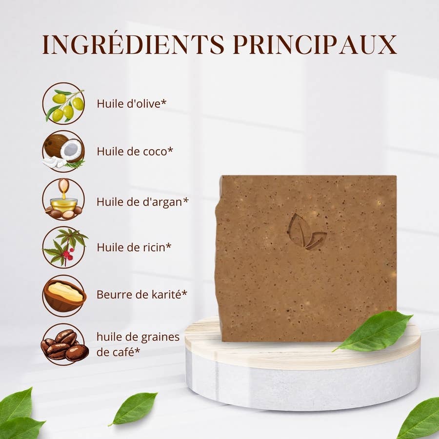 Zen'Arôme - Wholesale Soap Set - Organic Exfoliating Coffee Soap - Tones and Smooths the Skin2