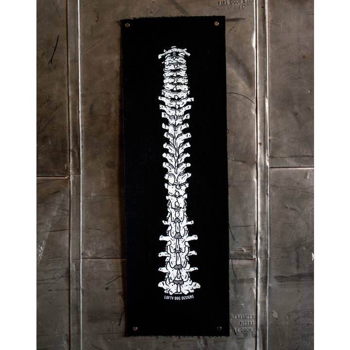Lofty Dog Designs - Wholesale Patch - Spine Screen Printed Back Patch1