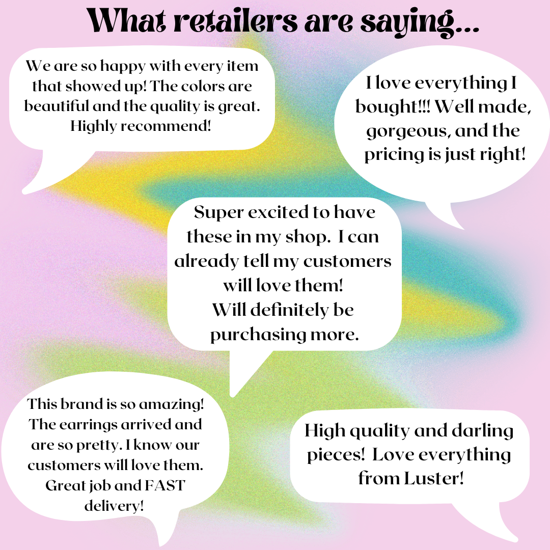 LUSTER - Wholesale Dangle Earrings - Confetti Stick Drop Lightweight Earrings2