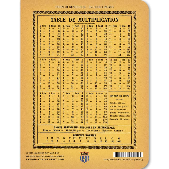 Laughing Elephant – wholesale Notebook – Tulips – French Notebook2