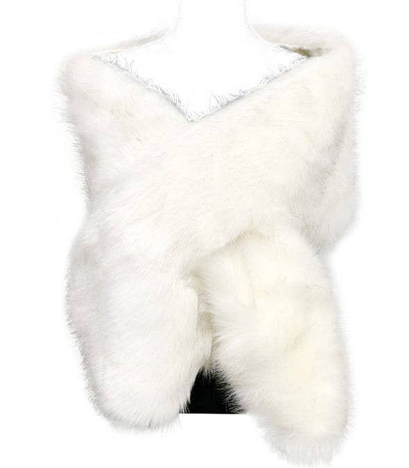 Diacly - Wholesale Scarf - Women's - Long Hair Over Size Faux Felt Fur Scarf Shawl Wrap7