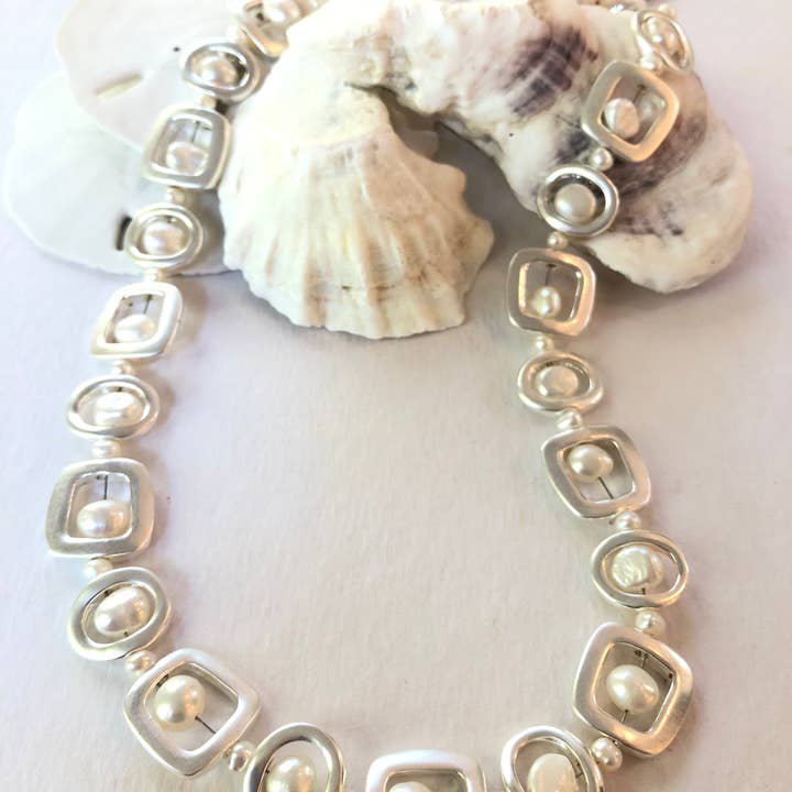 Studio G - Wholesale Beaded/Pearl Necklace - #57 Modern Necklace17